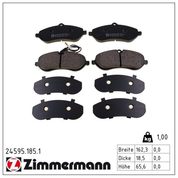 Bremsbelagsatz, Scheibenbremse