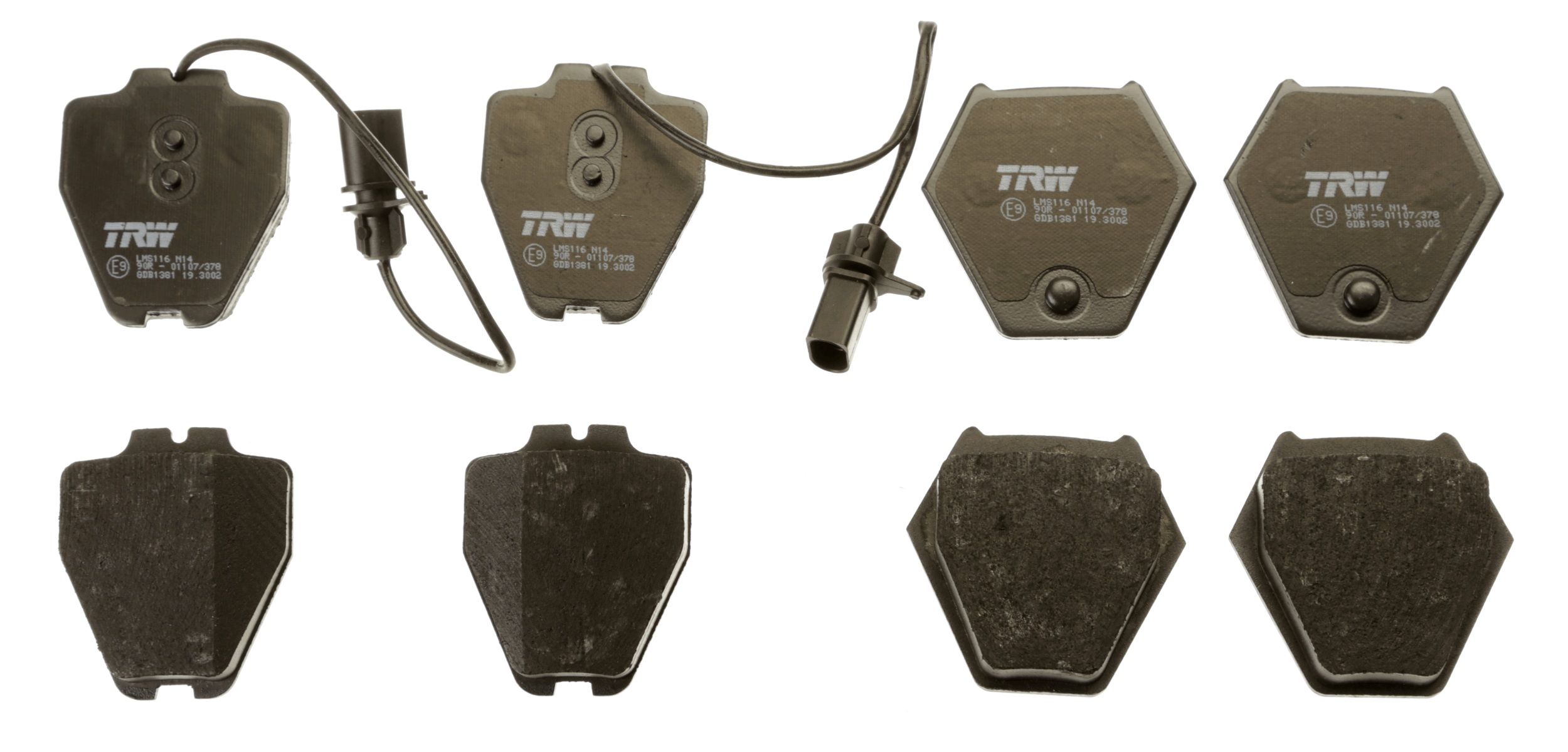 TRW DISC BRAKE PADS - TecDoc 2