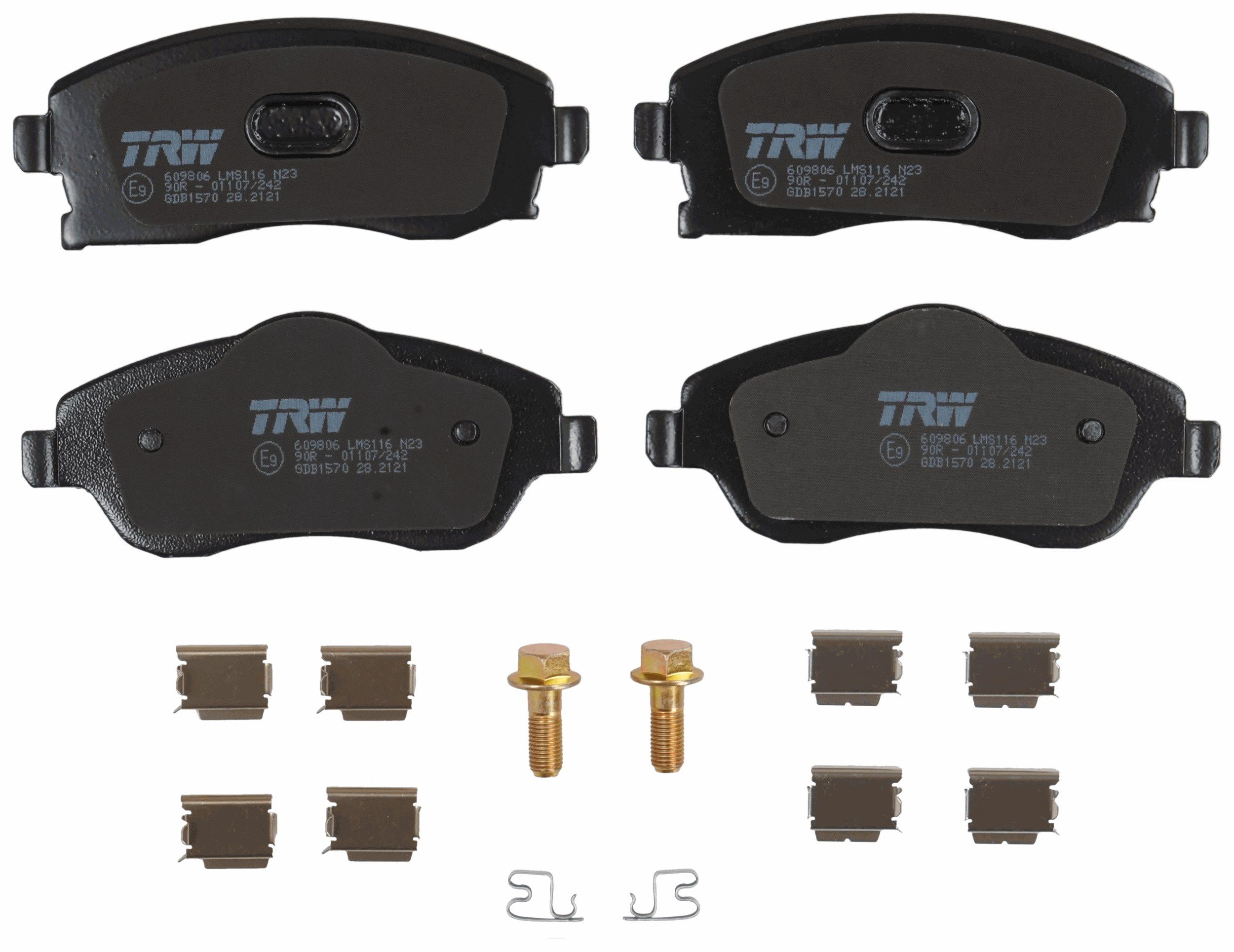 TRW DISC BRAKE PADS - TecDoc 2