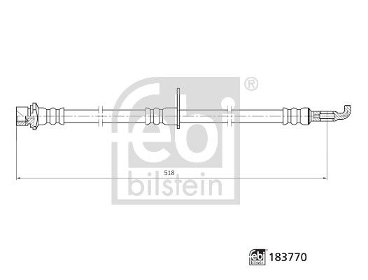 FEBI BILSTEIN 183770 - Bremsschlauch