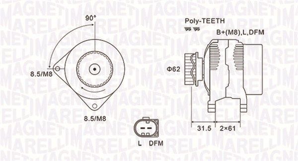 Alternator 063731820010