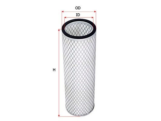 AIR FILTER FITS PA3672 - TecDoc Only
