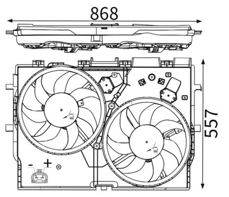 Ventilador, refrigeración del motor