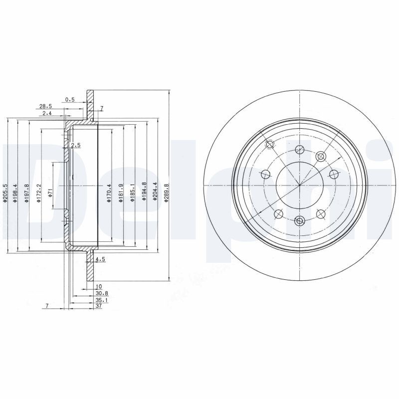 Brake Disc BG3684