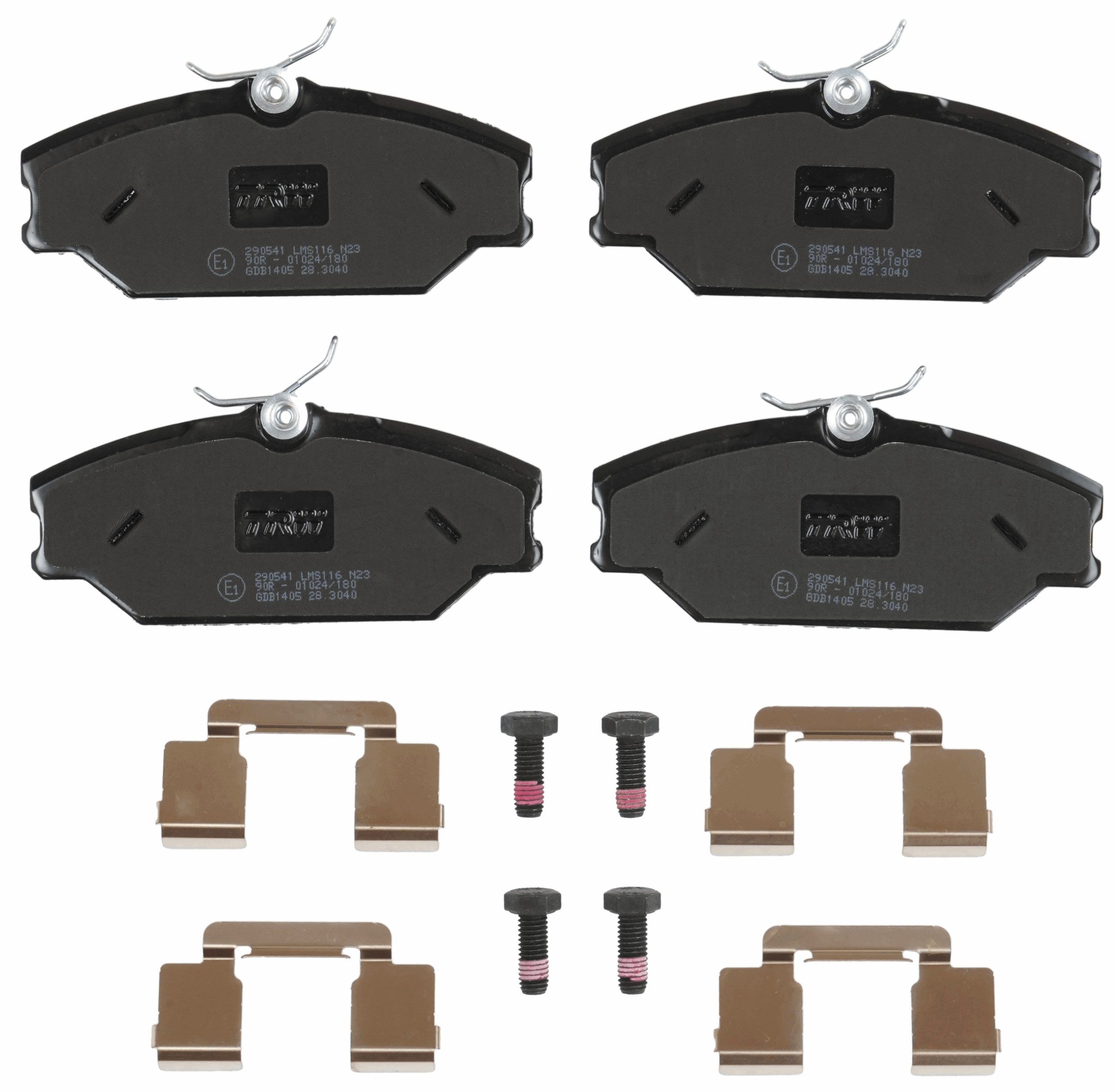 TRW DISC BRAKE PADS - TecDoc 2