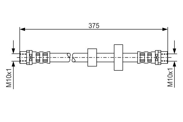 Brake Hose 1 987 476 698