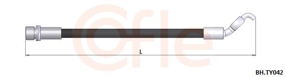 92.BH.TY042 COFLE fékcső