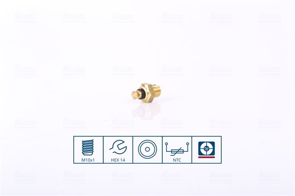 NISSENS 207044 - Sensor, K&uuml;hlmitteltemperatur