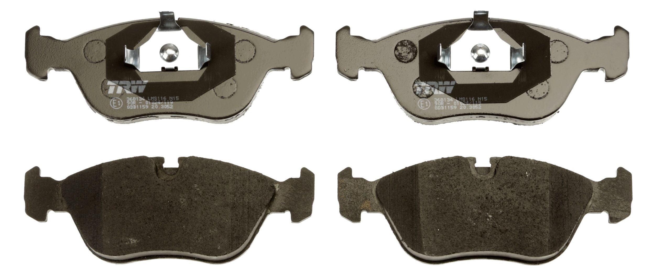 TRW DISC BRAKE PADS - TecDoc 2