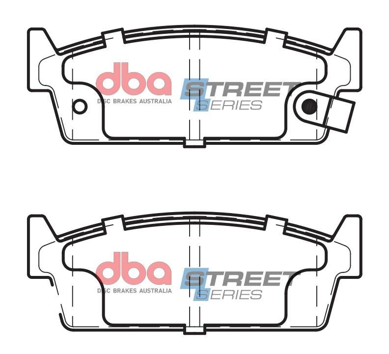 DBA SS STREET SERIES BRAKE PADS [ Nissan 1986-2001 R ] - TecDoc Only