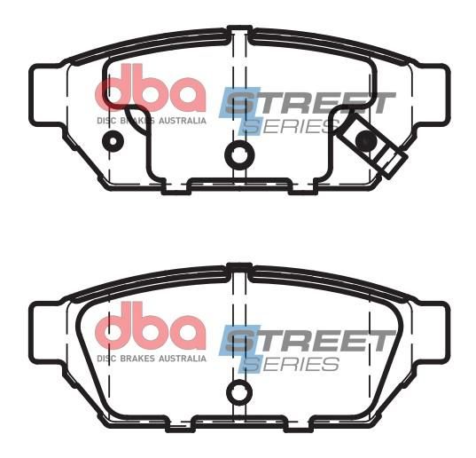 DBA SS STREET SERIES BRAKE PADS [ Mitsubishi & Proton 1991-2014 R ] - TecDoc Only