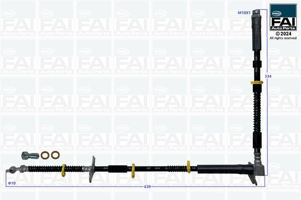 FPBH251 FAI AutoParts PRO fékcső