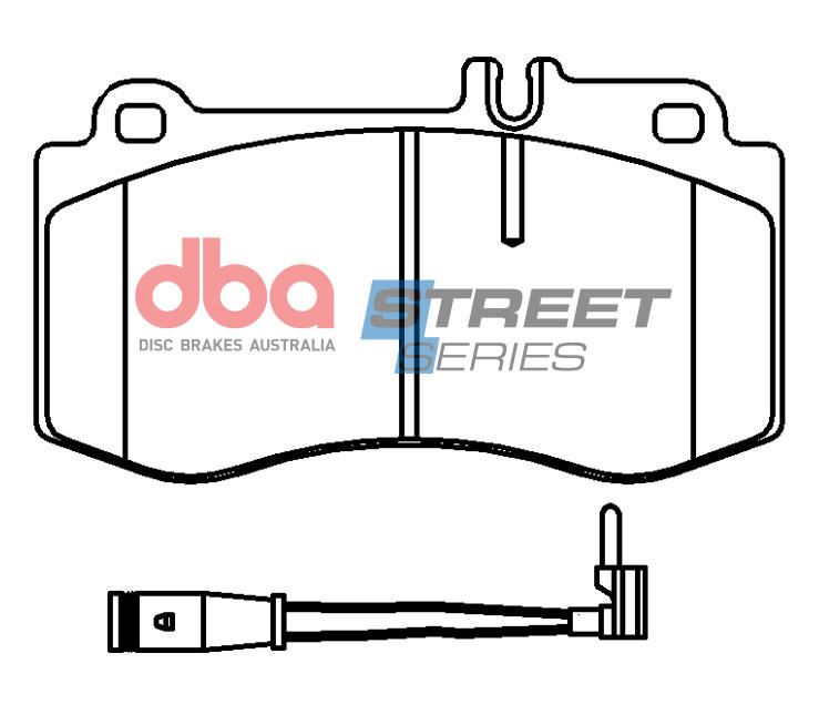 DBA SS STREET SERIES BRAKE PADS [ Mercedes Benz Various 2011 -> F ] - TecDoc Only