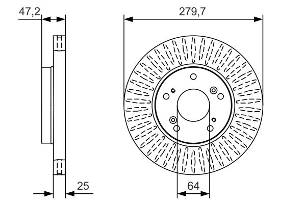 Brake Disc 0 986 479 B01