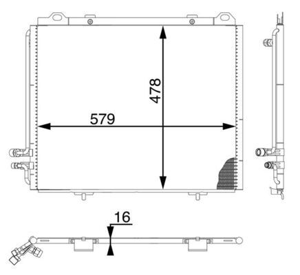 Kondensator, Klimaanlage