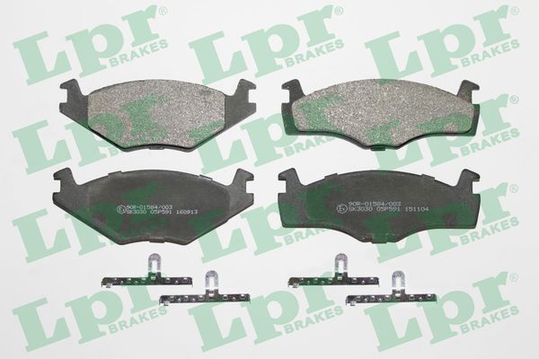 LPR 05P591 - Bremsbelagsatz, Scheibenbremse