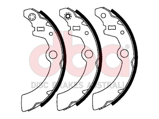Street Series Brake Shoes [Holden Cruze 180mm] - TecDoc Only
