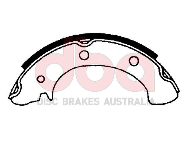 Street Series Brake Shoes [Subaru 1978-94 180mm] - TecDoc Only