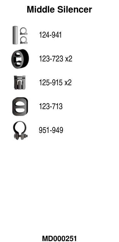Mittelschalldämpfer