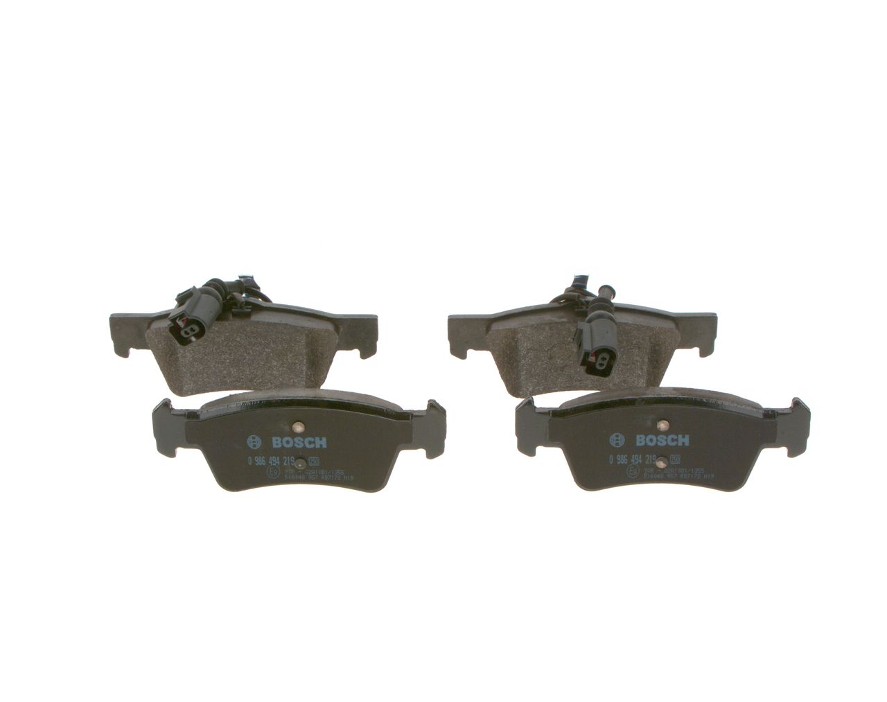 Brake Pad Set, disc brake 0 986 494 219