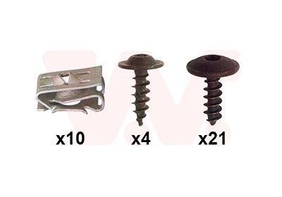 VAN WEZEL 7629794 - Montagesatz, Stoßfänger