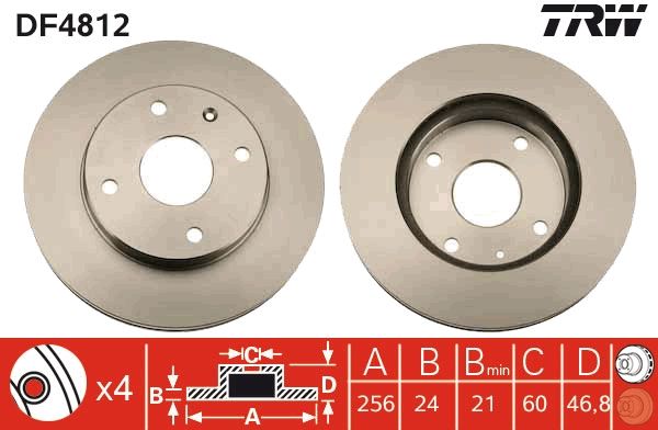 Brake Disc DF4812