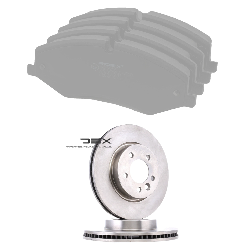 Remmenset, remschijf