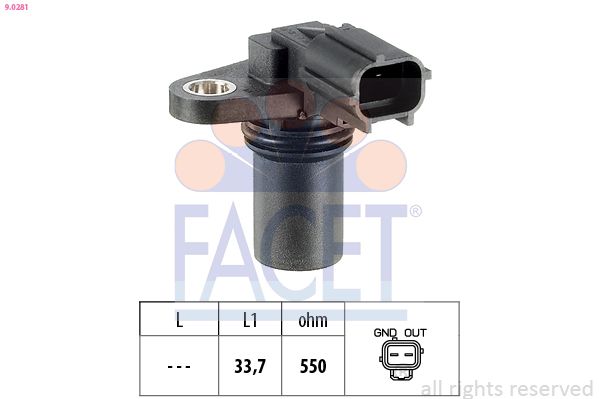 FACET 9.0281 - Sensor, Nockenwellenposition