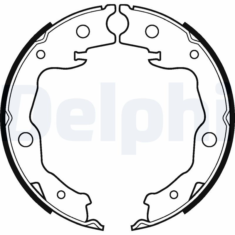 Brake Shoe Set, parking brake LS2116