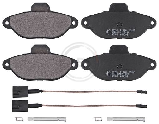 Brake Pad Set, disc brake 37595