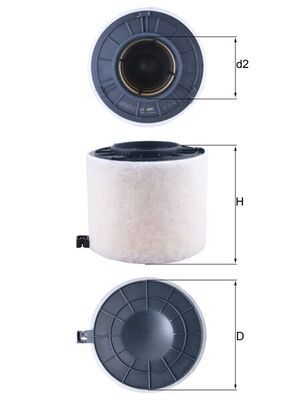 KNECHT LX 4410 - Luftfilter