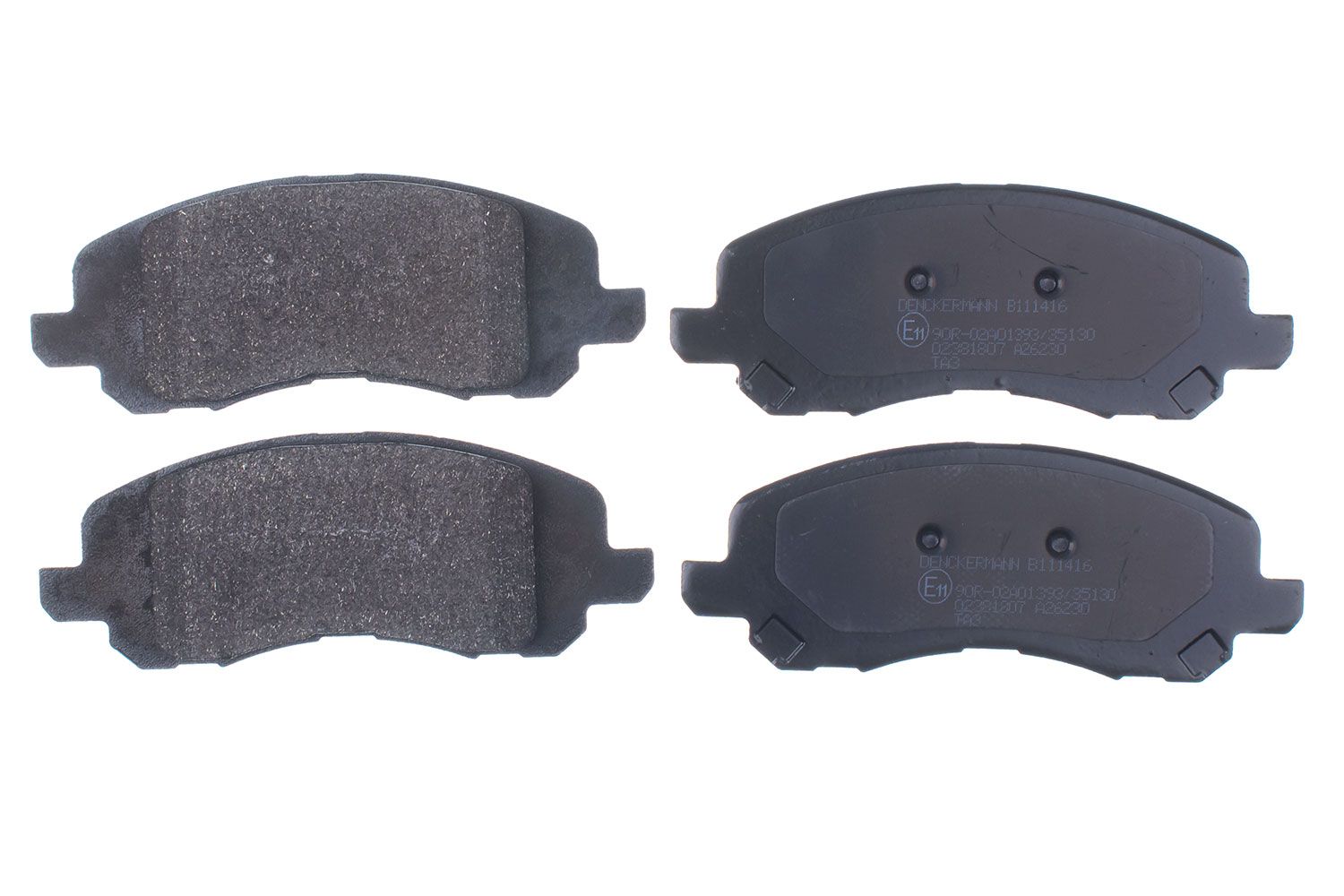 Brake Pad Set, disc brake B111416