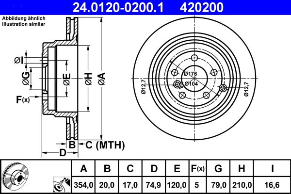 Brake Disc 24.0120-0200.1