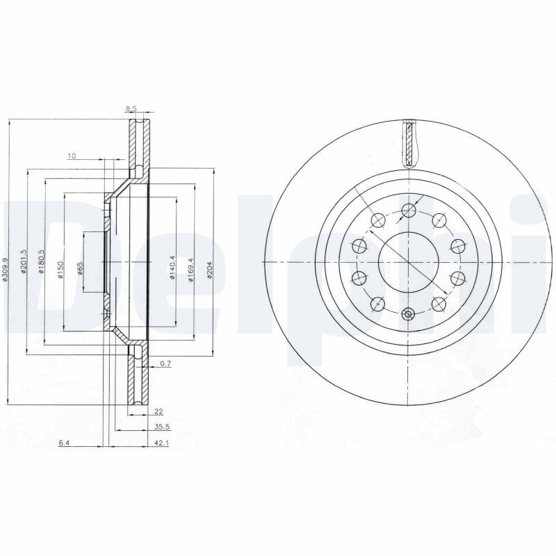 Brake Disc BG3975