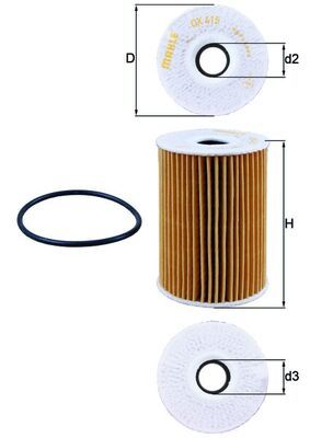 Oil Filter OX 415D