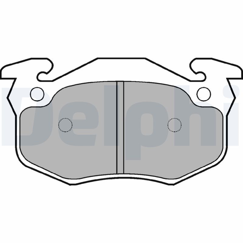 Brake Pad Set, disc brake LP836