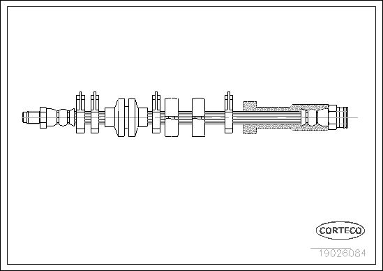 FLEXIBLE DE FREIN FIAT-FIAT L.T.  0705