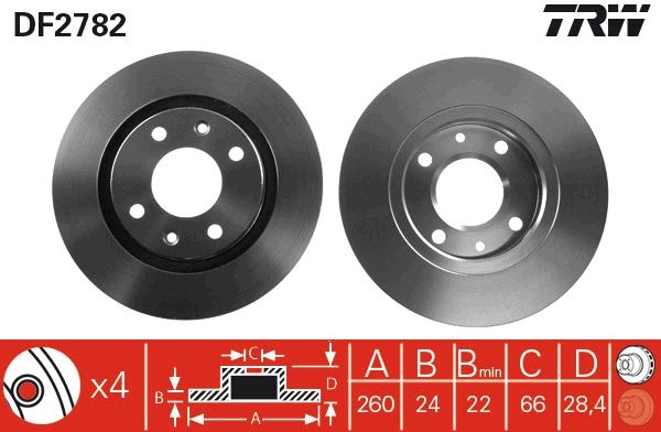 PAIRE DE DISQUES  9900