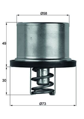 Thermostat, K&uuml;hlmittel