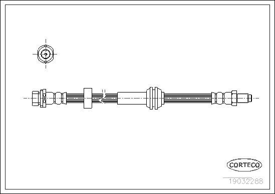 FLEXIBLE DE FREIN FORD FOCUS, TR  0705