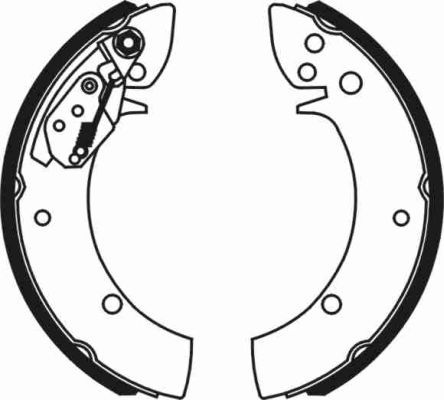 Bremsbackensatz