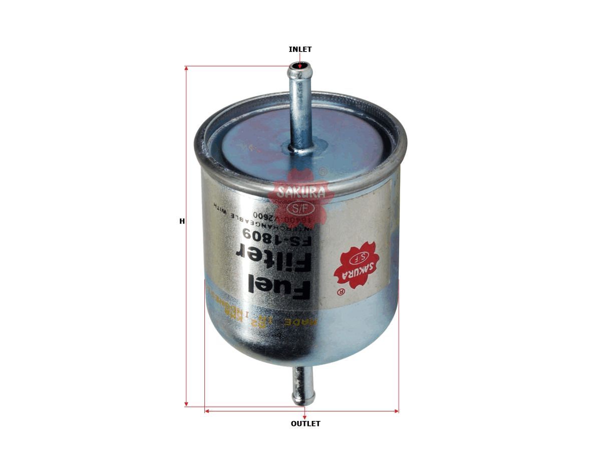 FUEL FILTER FITS Z199 - TecDoc Only