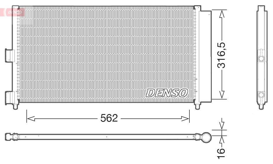 Condenser, air conditioning DCN09072