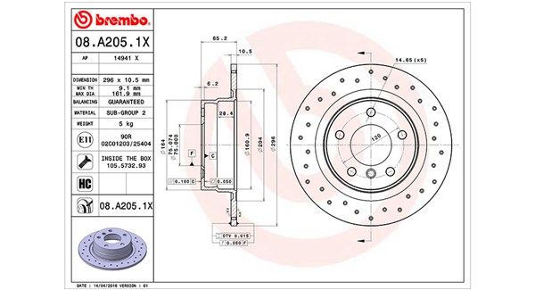 360406089302 MAGNETI MARELLI féktárcsa