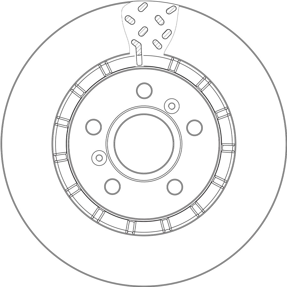 TRW DISC ROTOR - BYD SEALION 6 (Dynamic,  Premium) 2024 ONWARDS - DF8881S Brake Disc Front Axle - TecDoc Only