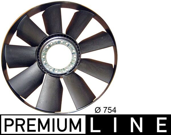 Núcleo del ventilador, refrigeración del motor