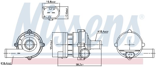 Auxiliary Water Pump (cooling water circuit) 832169