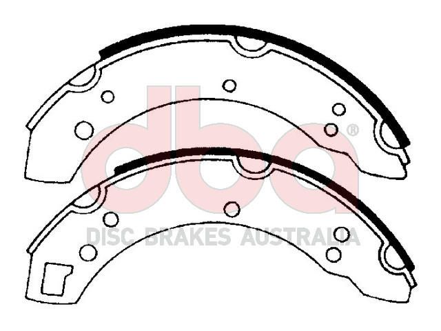 Street Series Brake Shoes [Ford / Leyland / Triumph 203.1mm] - TecDoc Only