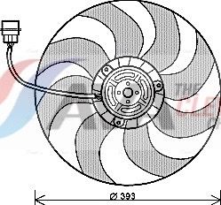 VN7526 AVA QUALITY COOLING ventilátor, motorhűtés