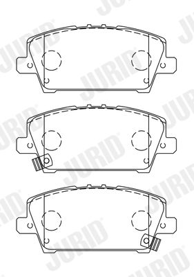 Brake Pad Set, disc brake 572579J